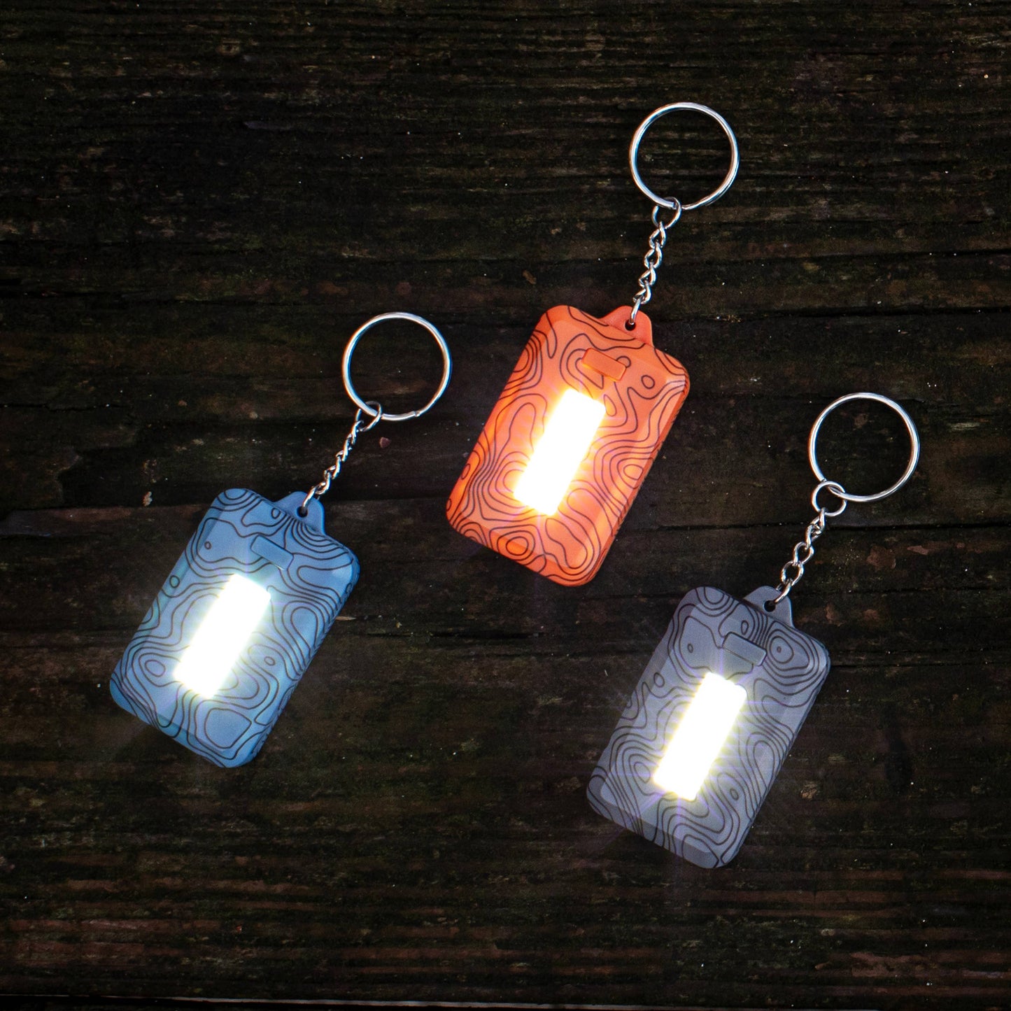 LED Keychain Mini Flashlight, Assorted Pk, 3 Light Settings