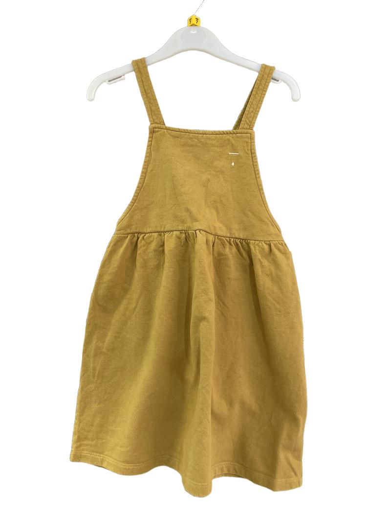 Preloved Gray Label - Yellow Mustard Pinafore (7-8y) - Dress