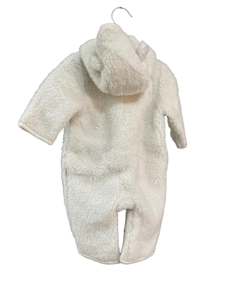 Preloved Baby Gap - White Fleece Onesie (0-3m)