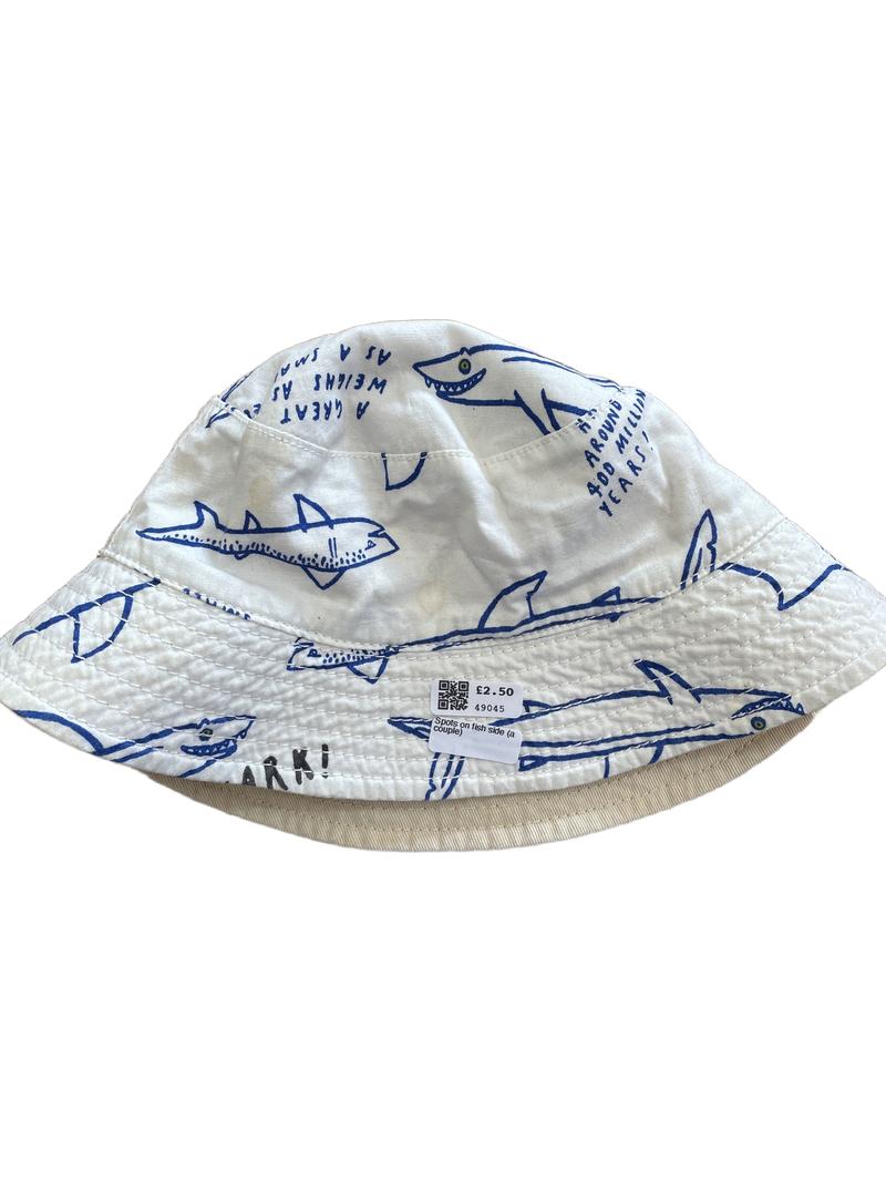 Preloved Joules - Reversible Beige Fish Bucket Hat