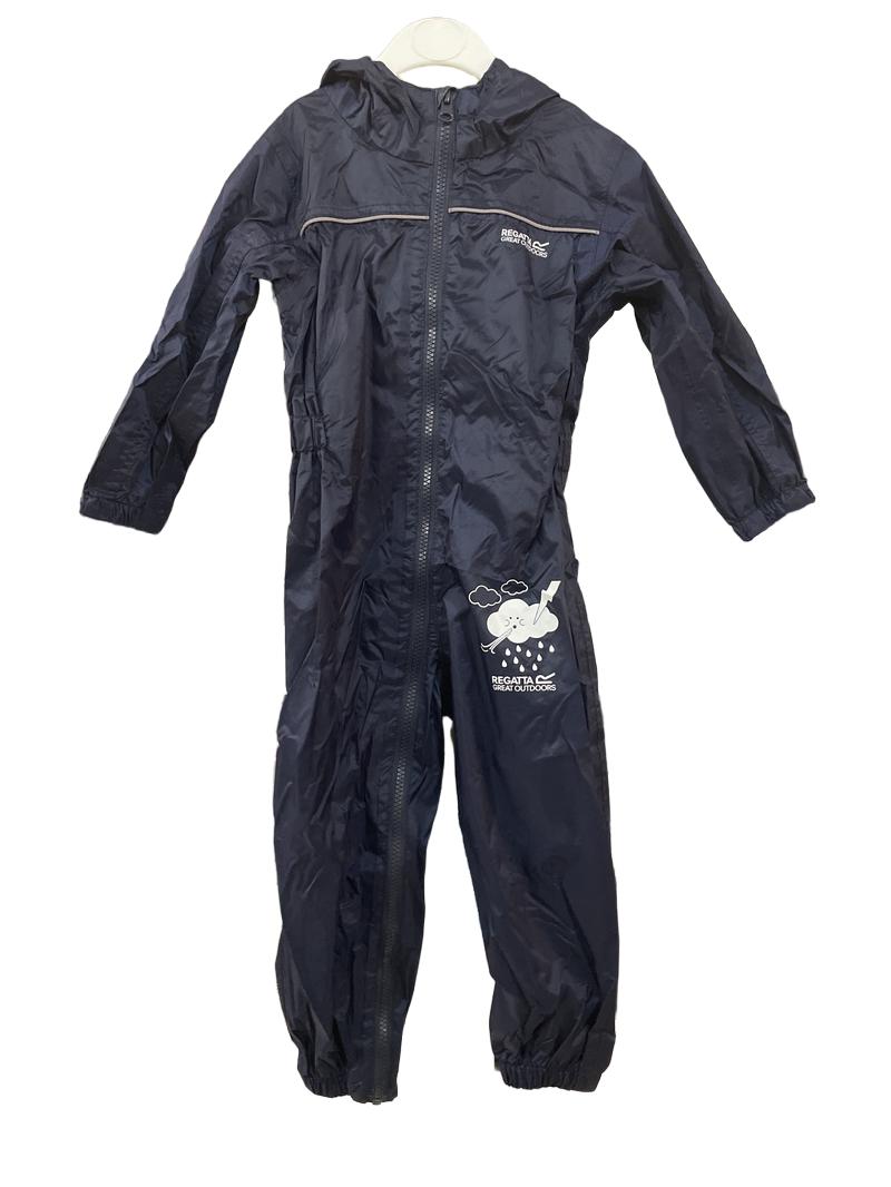 Preloved Regatta Great Outdoors - Navy Puddlesuit. (2-3y)