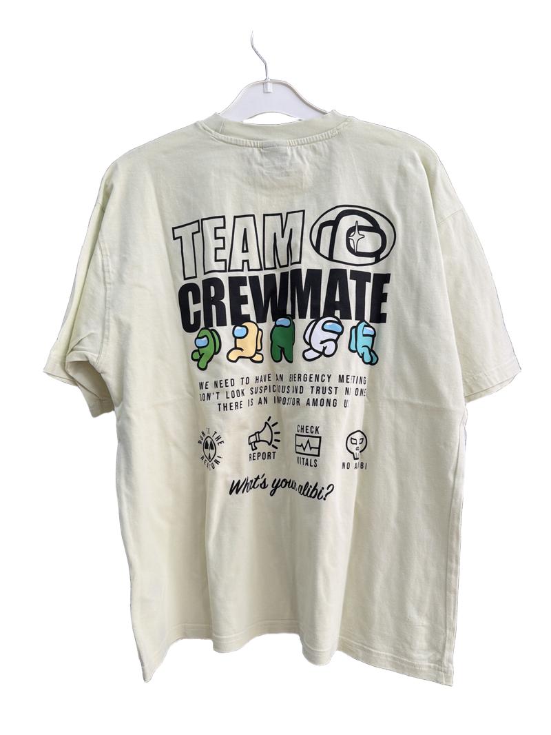 Preloved Marks & Spencer - Pale Yellow Team Crew Mate T Shirt (13-14y)