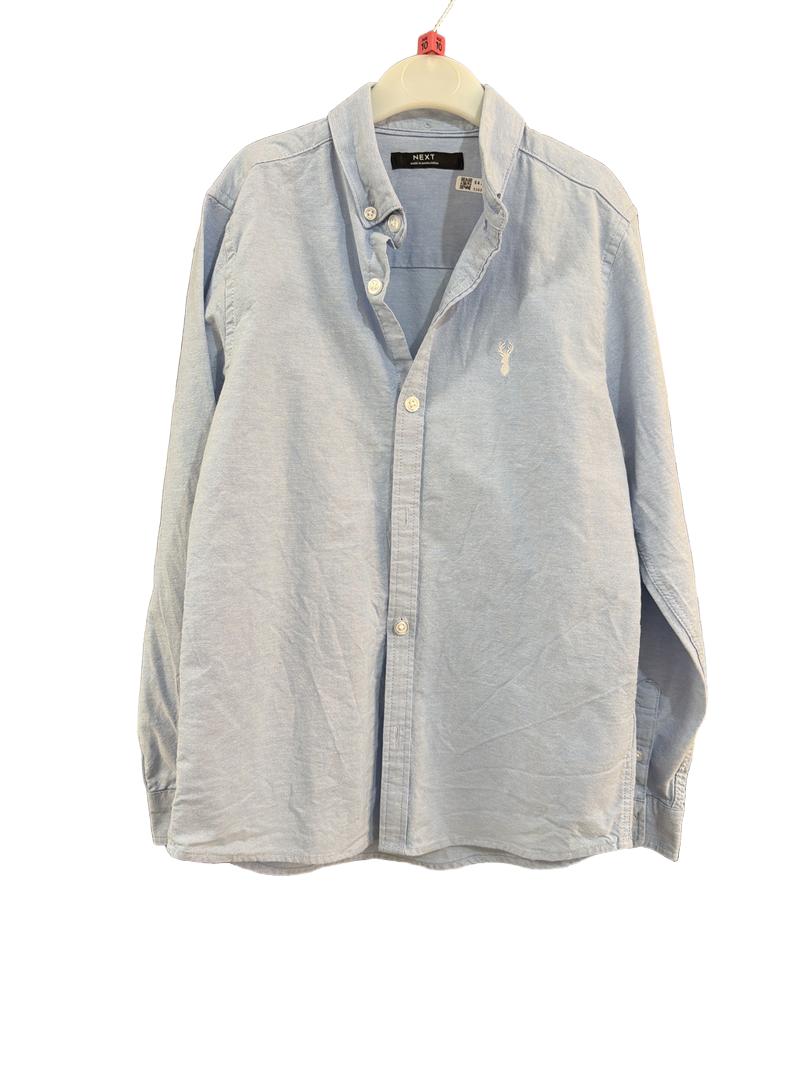 Preloved Next - Blue Collared Shirt (10-11y)