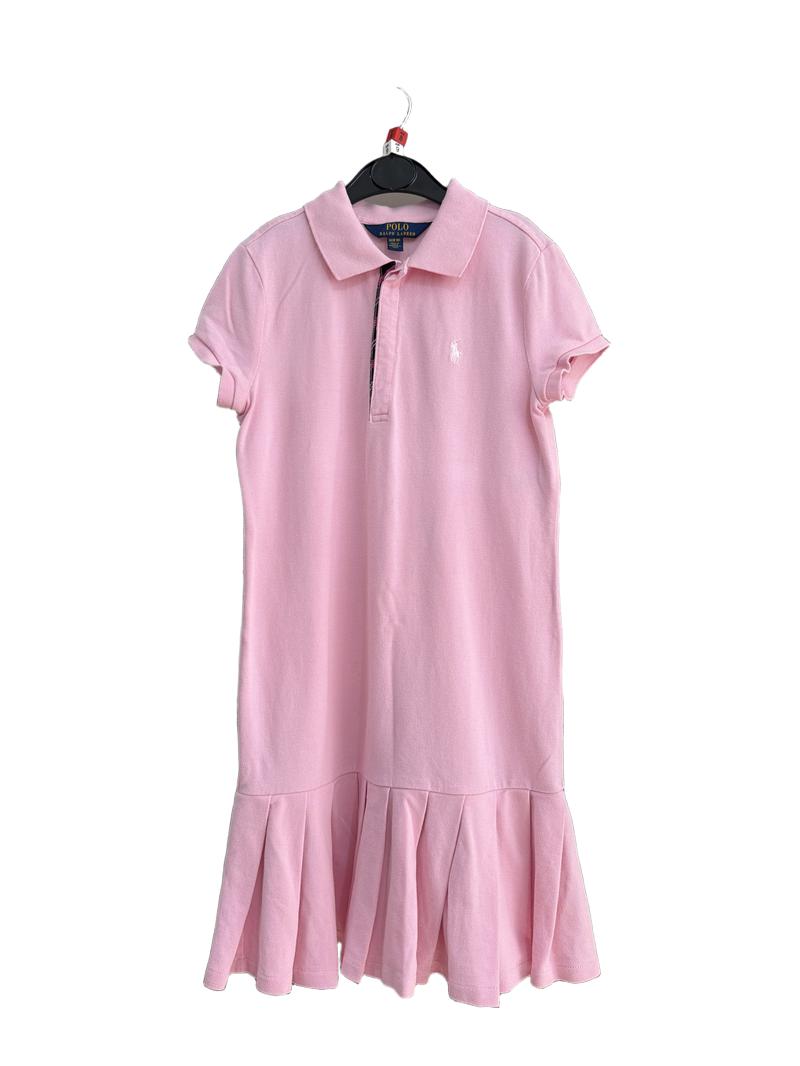 Preloved Polo Ralph Lauren - Pink Polo Shirt Dress (8-9y, 9-10y)