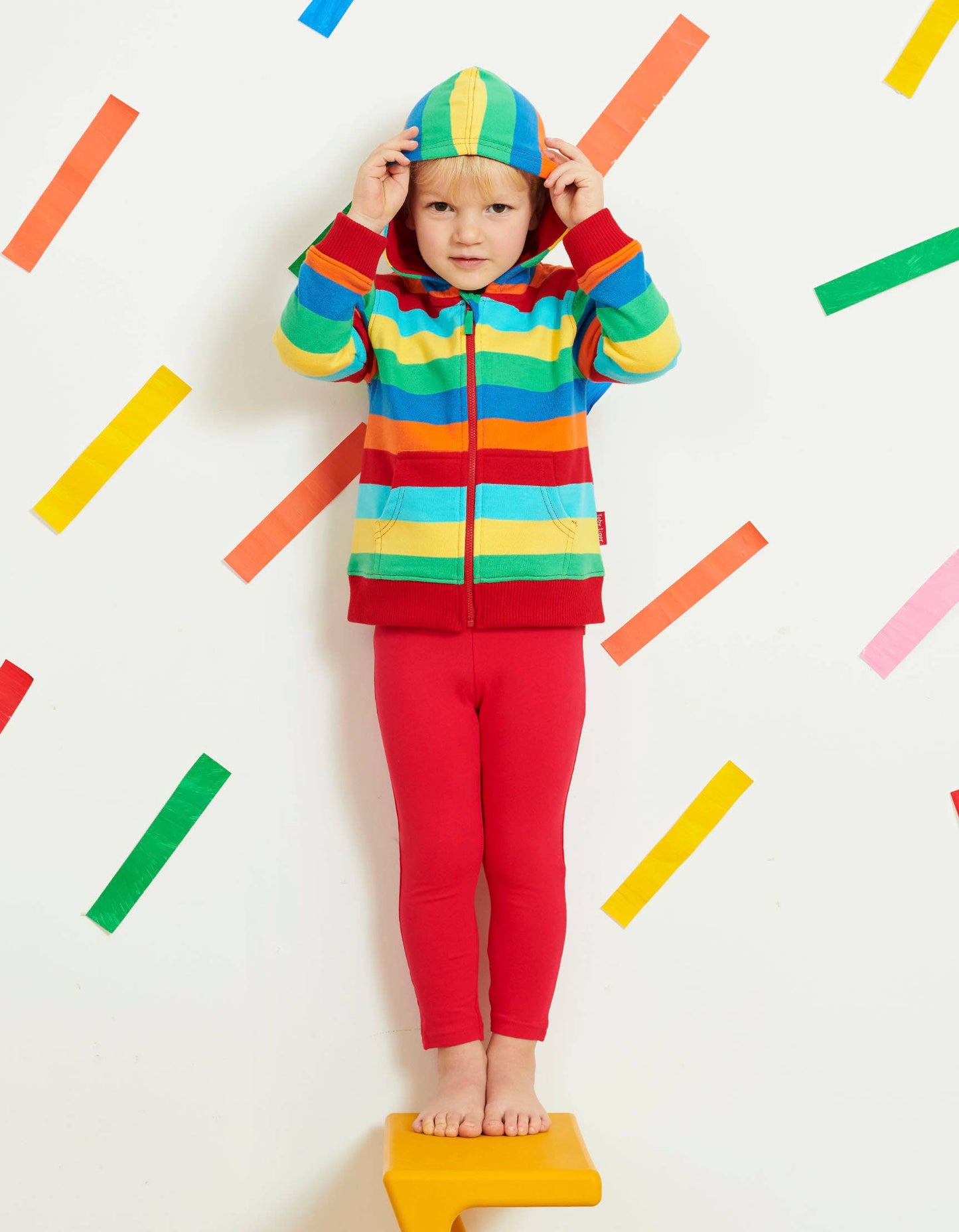Organic Red Basic Leggings