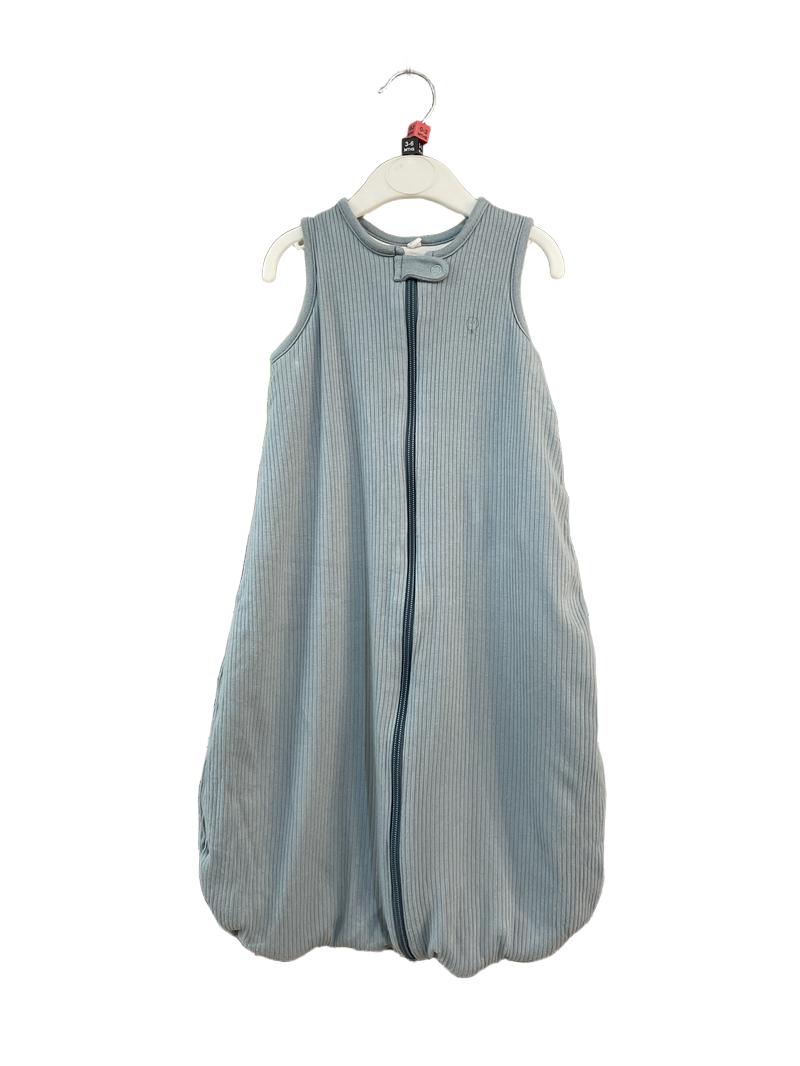 Preloved Mori - Blue Ribbed Sleep Bag, 1.5 Tog (0-3m, 3-6m, 0-6m)