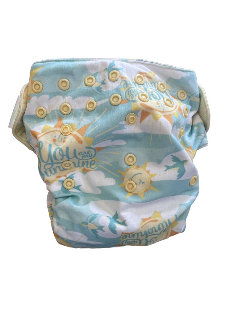 Preloved BumGenius - You Are My Sunshine Reusable Nappy.