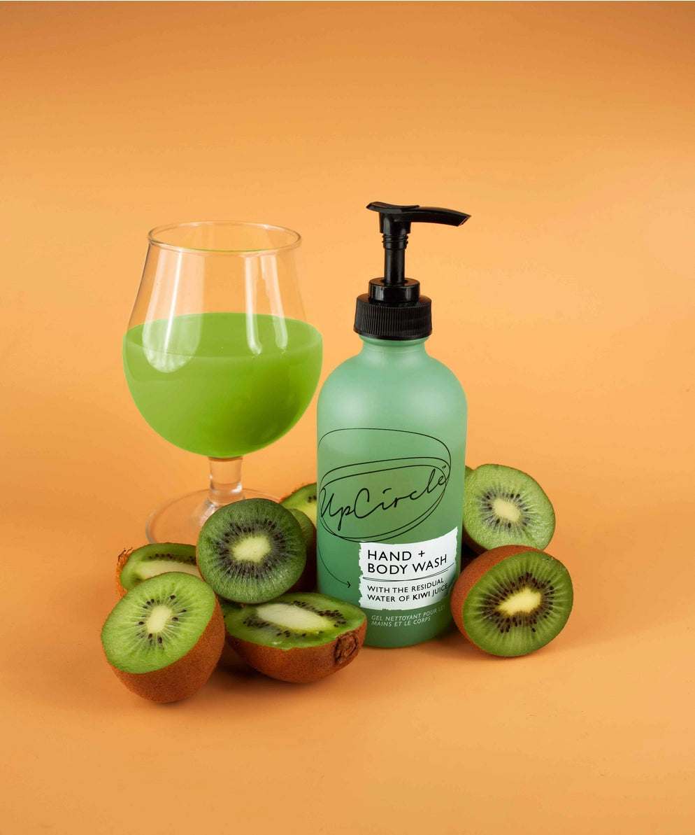 UpCircle Natural Hand & Body Wash with Lemongrass + Kiwi water 250ml