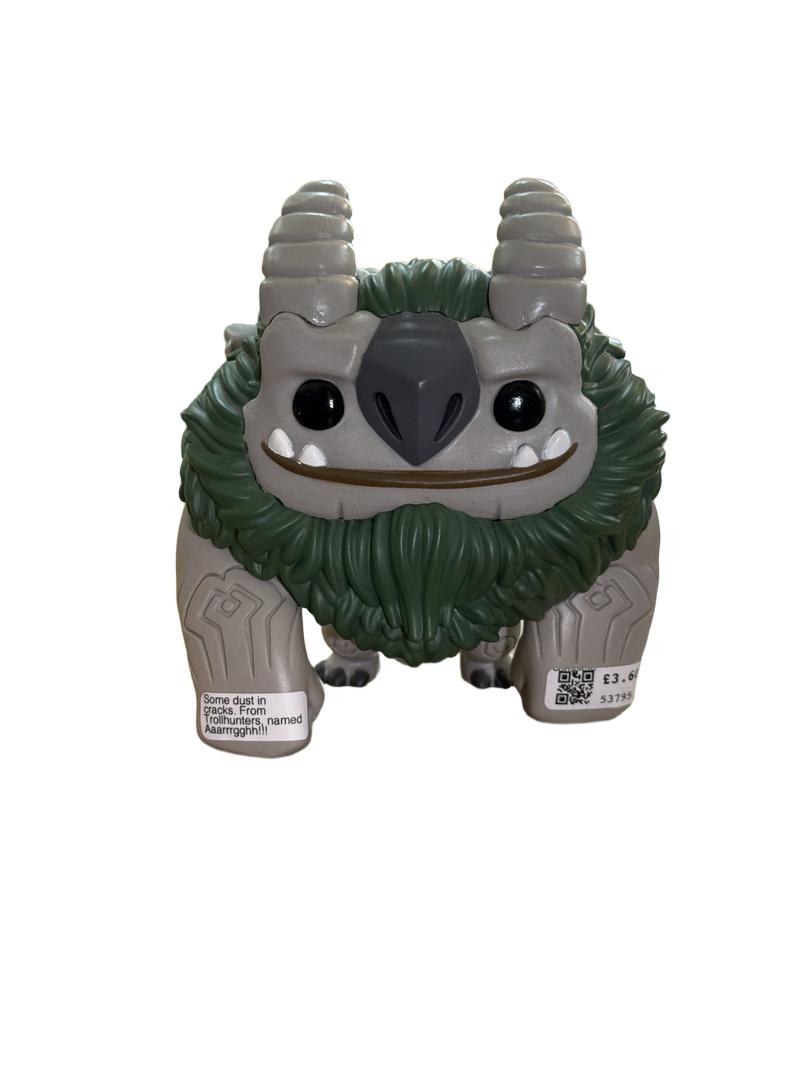 Preloved Toys - Green Gray Troll Figurine - Trollhunters - Aaarrrgghh!!! - Funko Pop