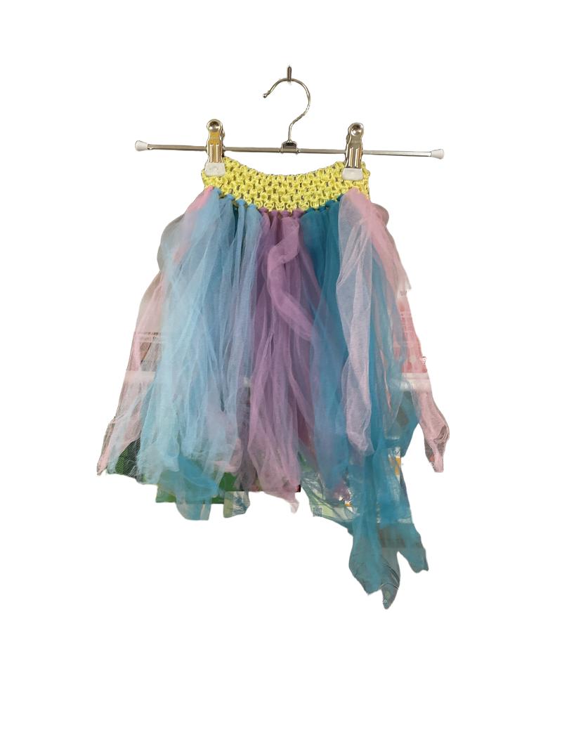 Preloved Unknown Brand - Blue Pink Tulle Skirt