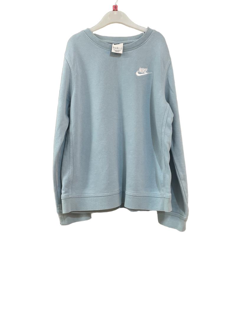 Preloved Nike - Light Blue Nike Jumper. (10-11y)