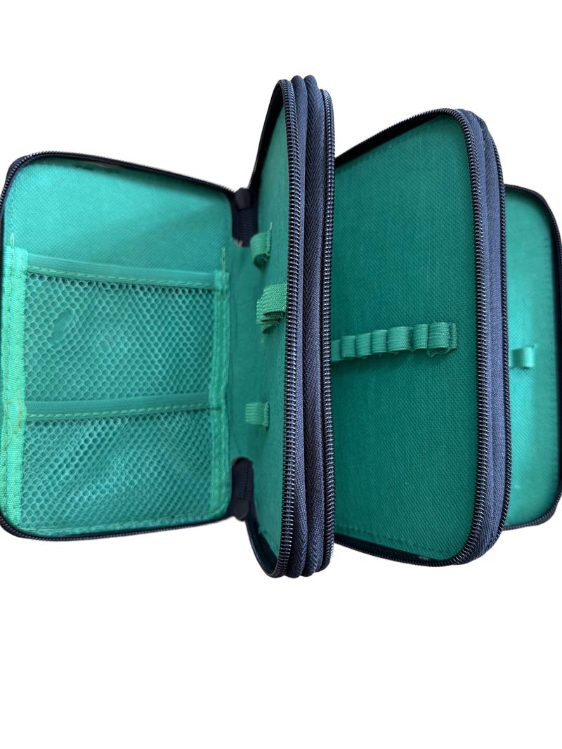 Preloved Toys - Green Sparkly Football Pencil Case - Smiggle