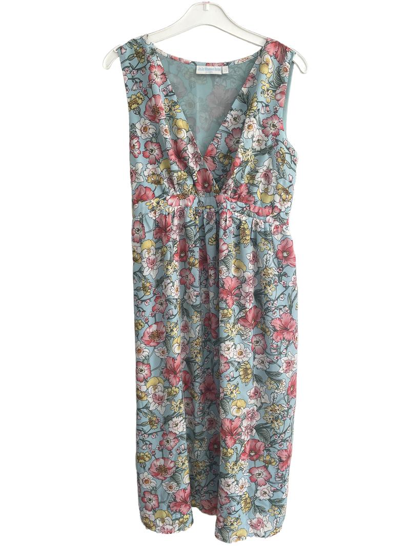 Preloved Jojo Maman Bebe - Blue Floral Nursing Dress. (10 UK)