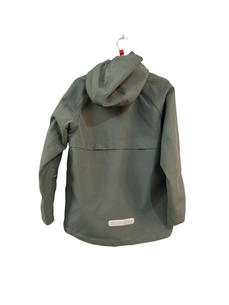 Preloved Polarn O. Pyret - Sage Green Outer Shell Jacket (8-9y)