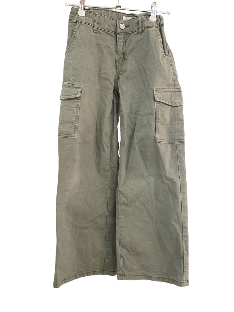 Preloved Name It. - Light Green/Olive Cargo Trousers. (9-10y)