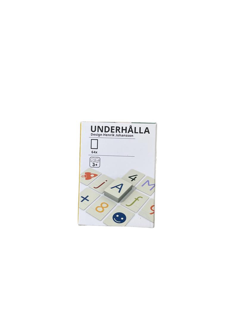 Preloved Toys - Underhalla Letters And Number Card Game - Ikea