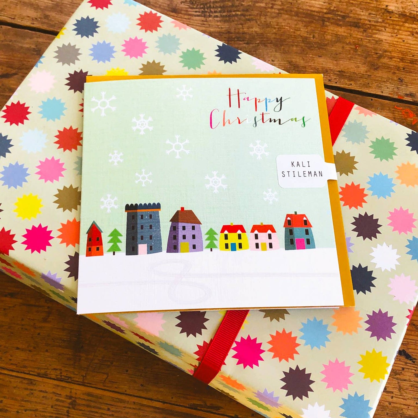 TF05 Snowflake Christmas Greetings Card