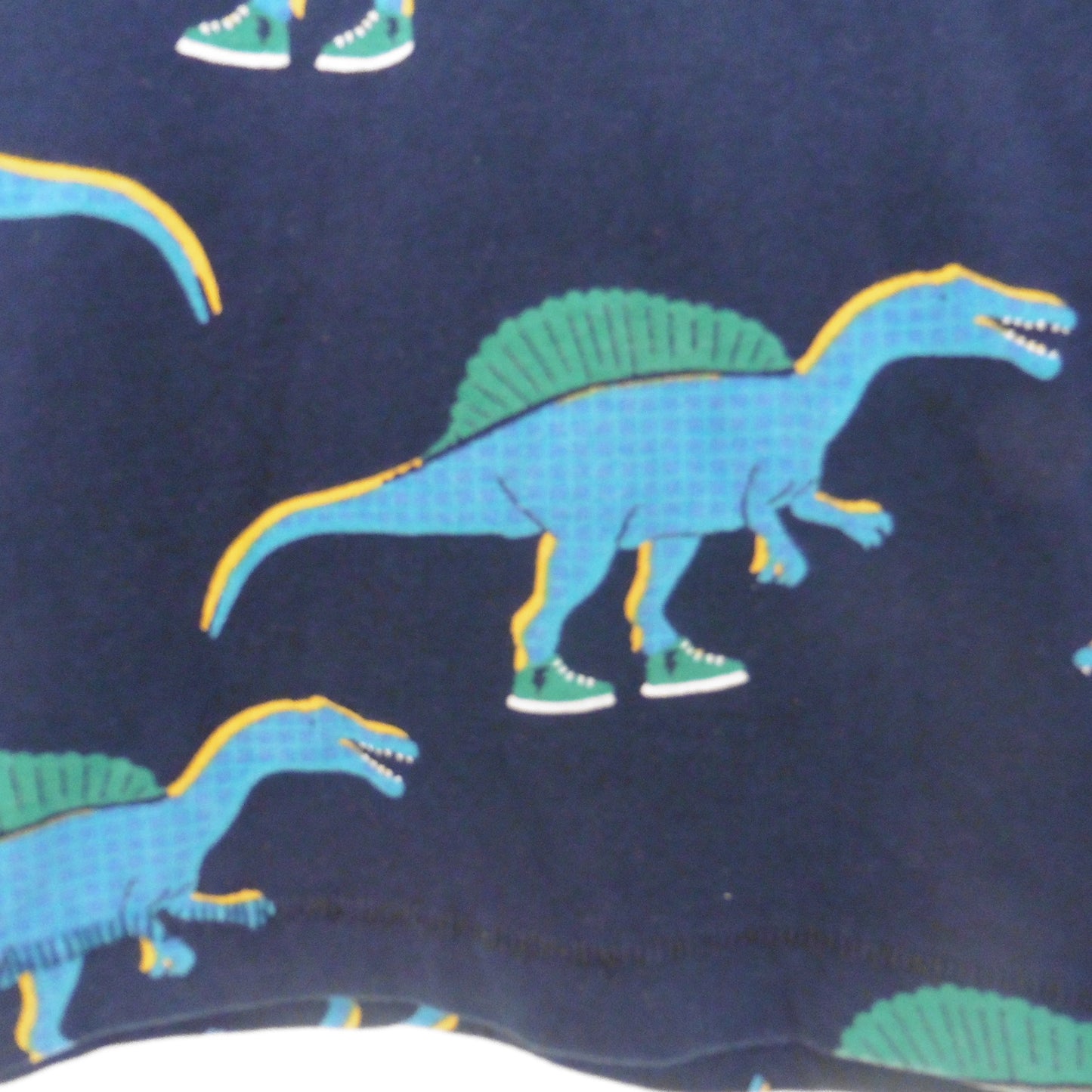 Preloved M&S Navy Long Sleeve Top with Dinosaurs 2-3y