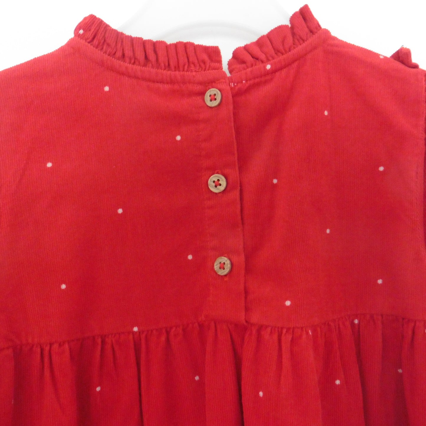 Preloved M&S Red Cord Dress 4-5y