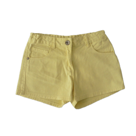 Preloved Lily&Dan yellow denim Shorts 11-12y