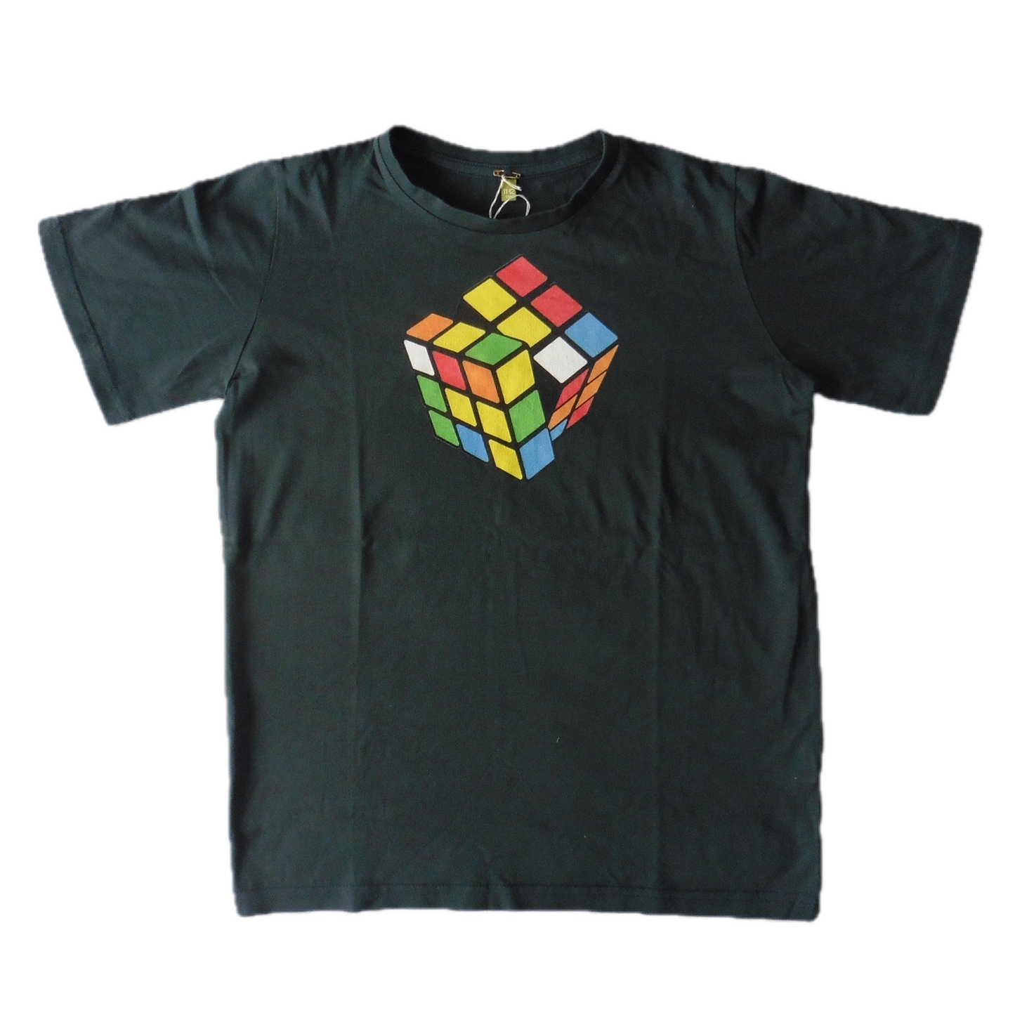 TeeMill Khaki with Rubix Cube Print 11-12y
