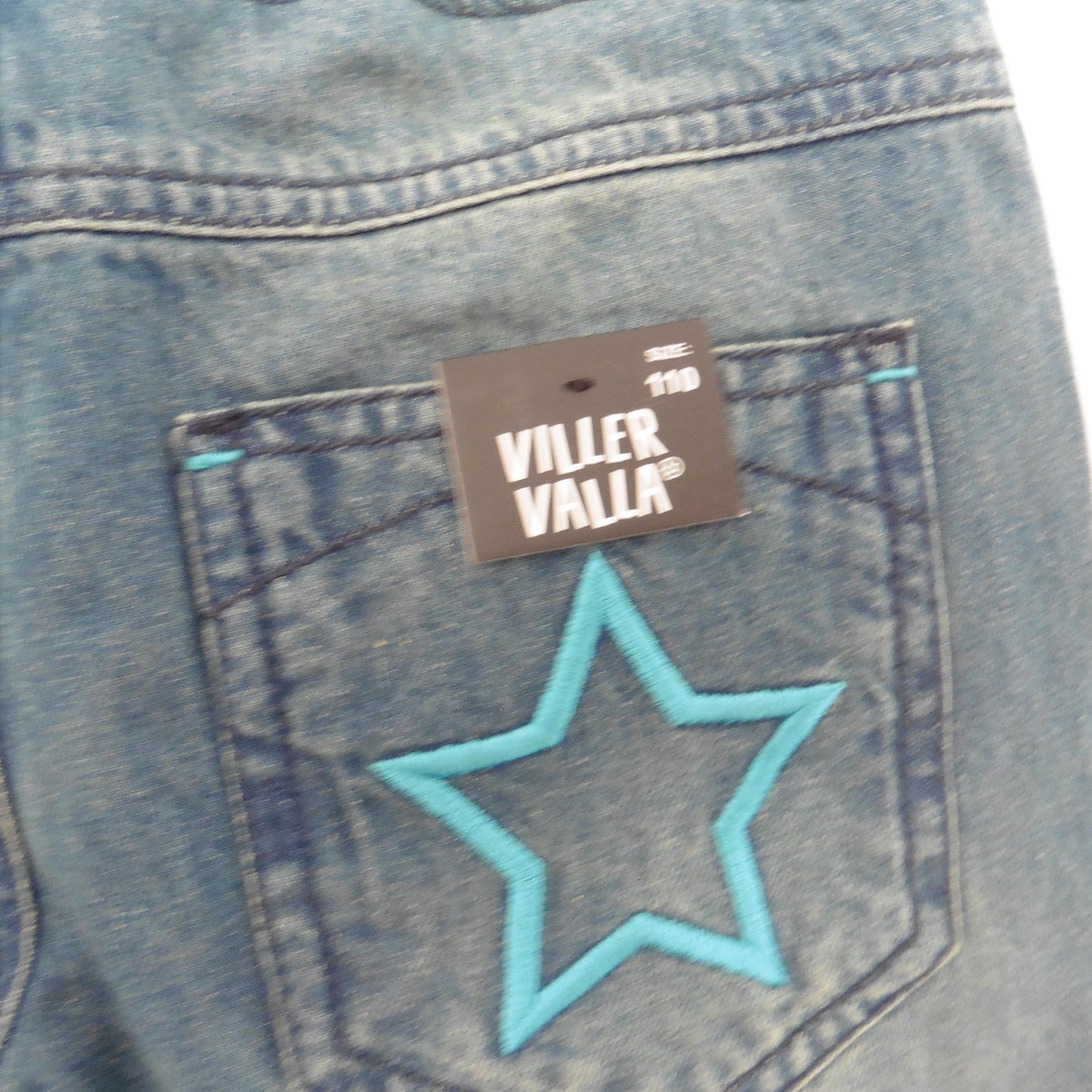 Villervalla Indigo wash relaxed jeans 110 5y NEW