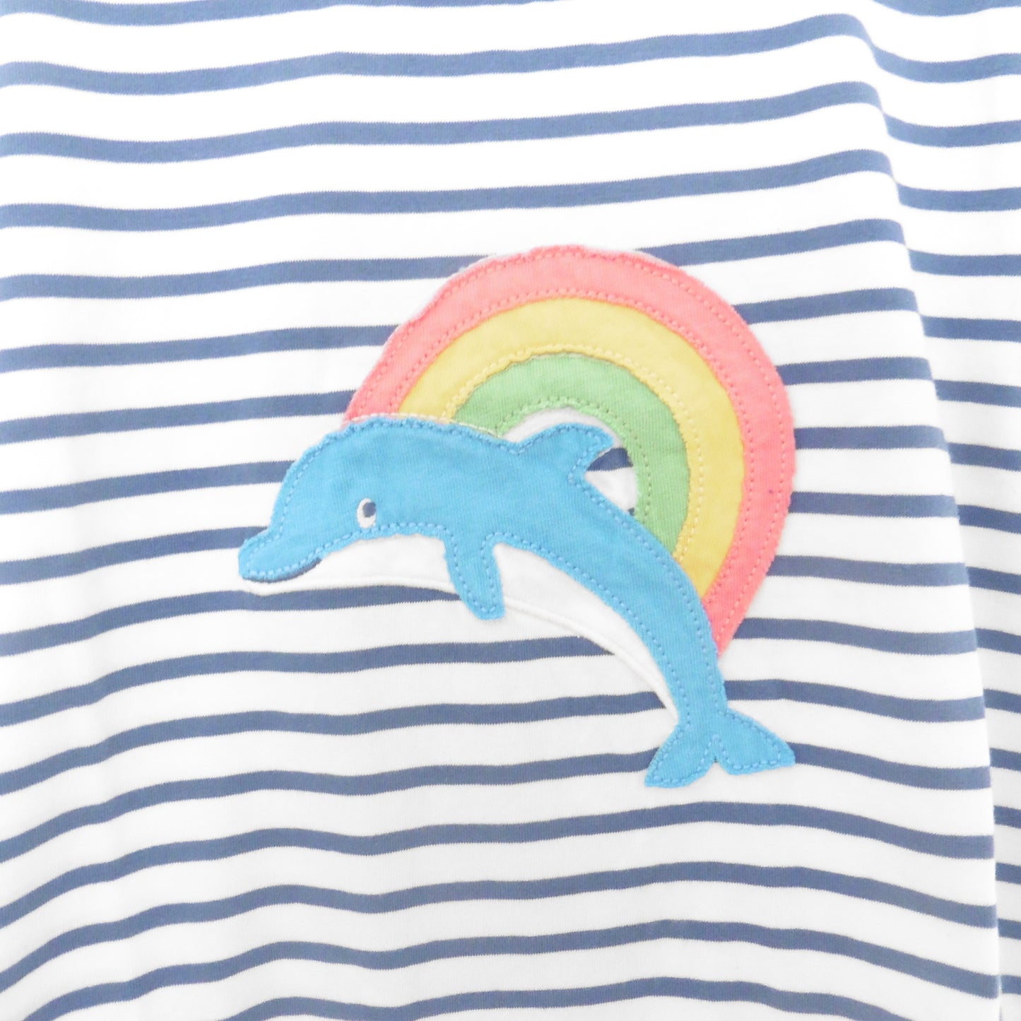 KITE Dolphin rainbow T-shirt 9y NEW