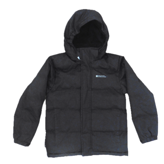 Mountain Warehouse black waterproof coat 11-12y