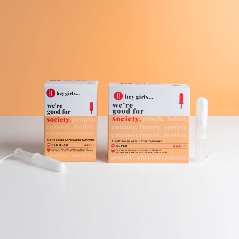 Hey Girls Plant Based Applicator Tampon