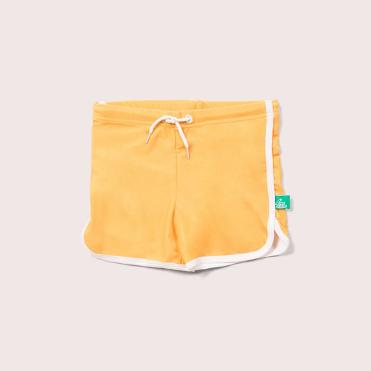 Little Green Radicals Gold Recycled Swim Shorts