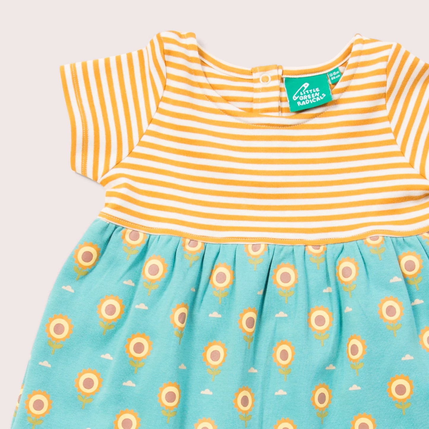 Little Green Radicals Sunflower Easy Peasy Summer Dress