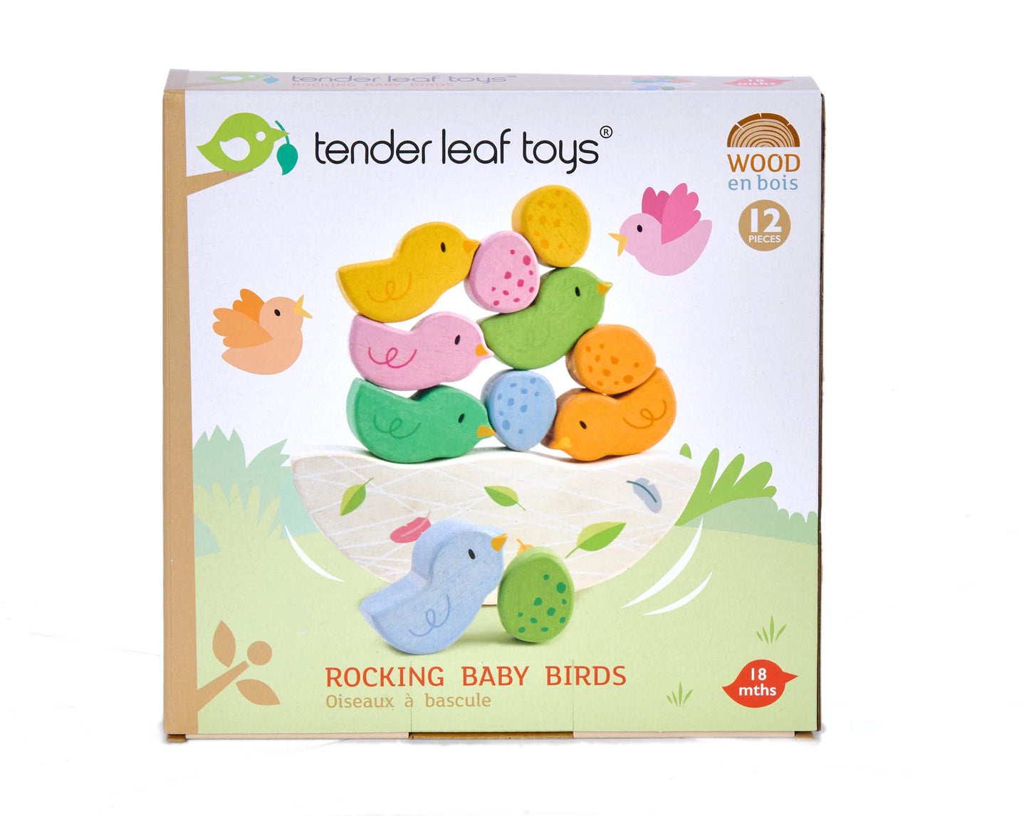 Tender Leaf Toys Rocking Baby Birds