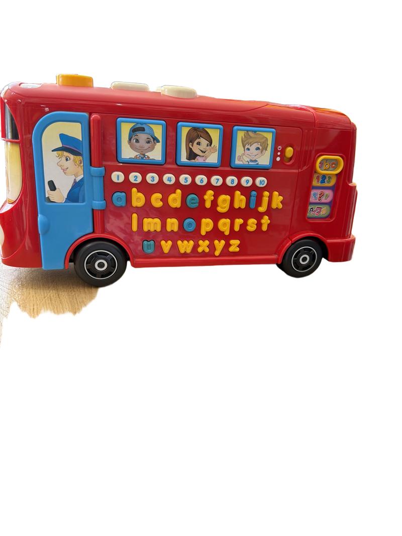 Preloved Toys - Red Playtime Bus - Vtech