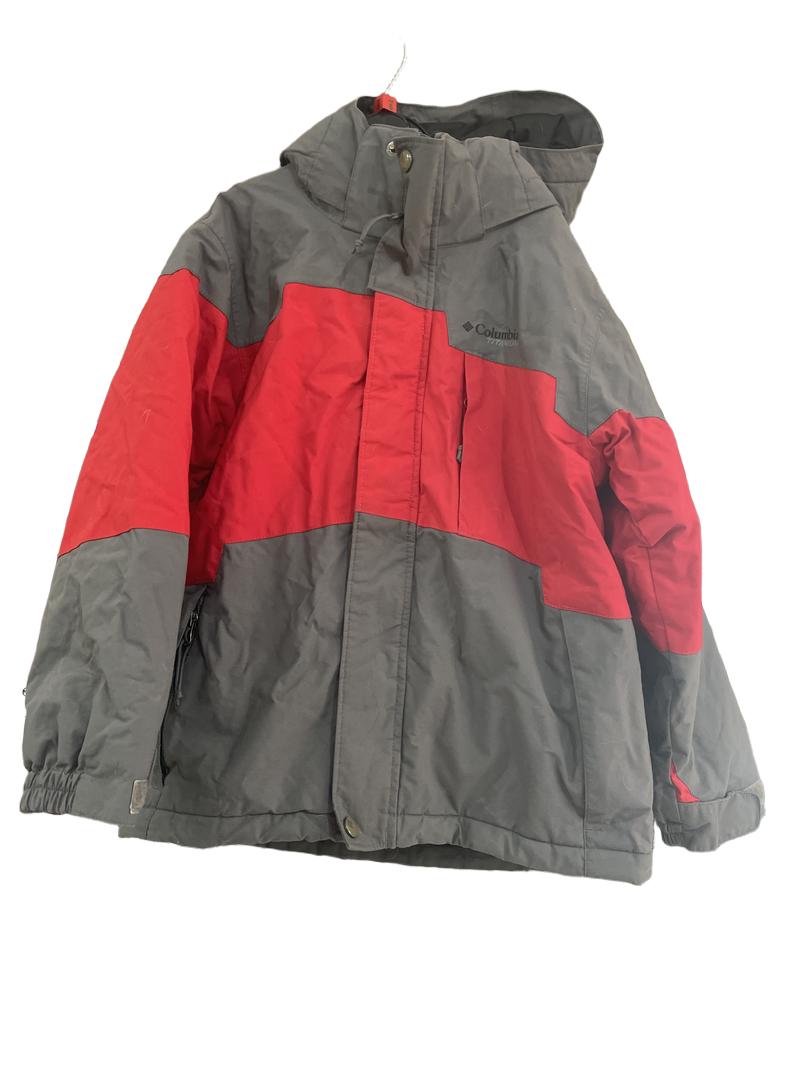 Preloved Columbia - Red And Grey Columbia Titanium Jacket. (8y)