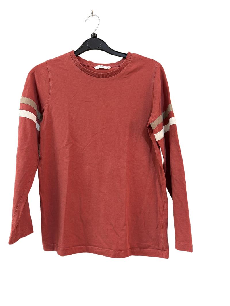 Preloved Marks & Spencer - Red Orange Long-sleeved T Shirt (11-12y)