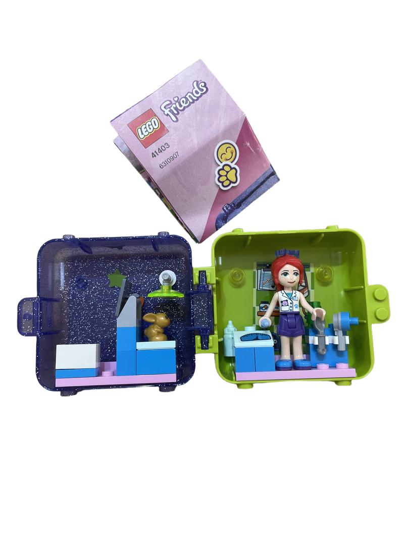 Preloved Toys - Lego Friends Purple Glitter And Green Cube Mia. - Lego