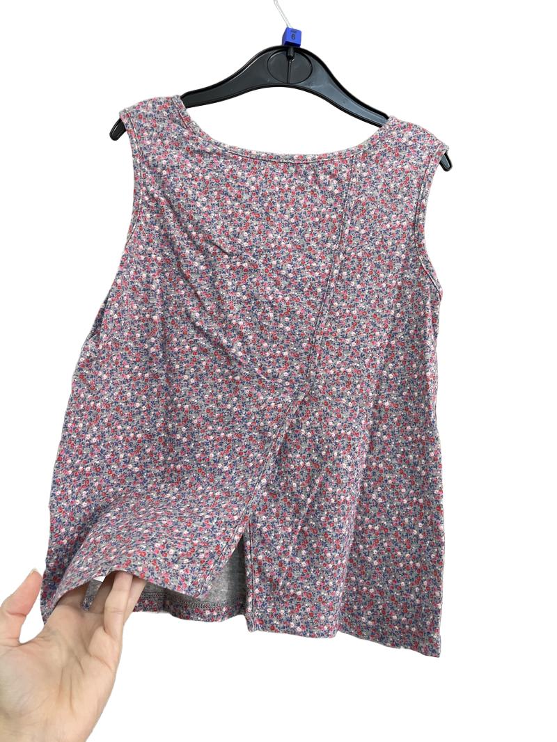 Preloved Gap Kids - Pink Purple Gray Sleeveless Top (6-7y)