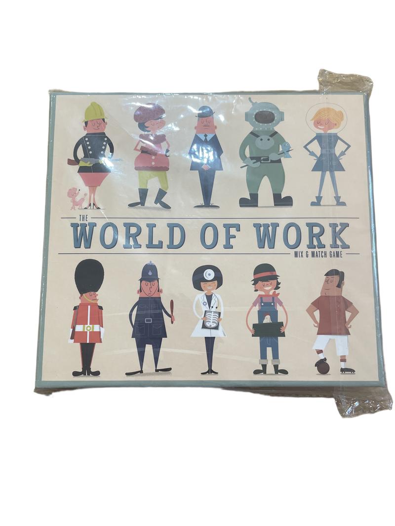 Preloved Toys - The World Of Work - Mix & Match Game With Numbers On Back To Teach Counting. - Rex International