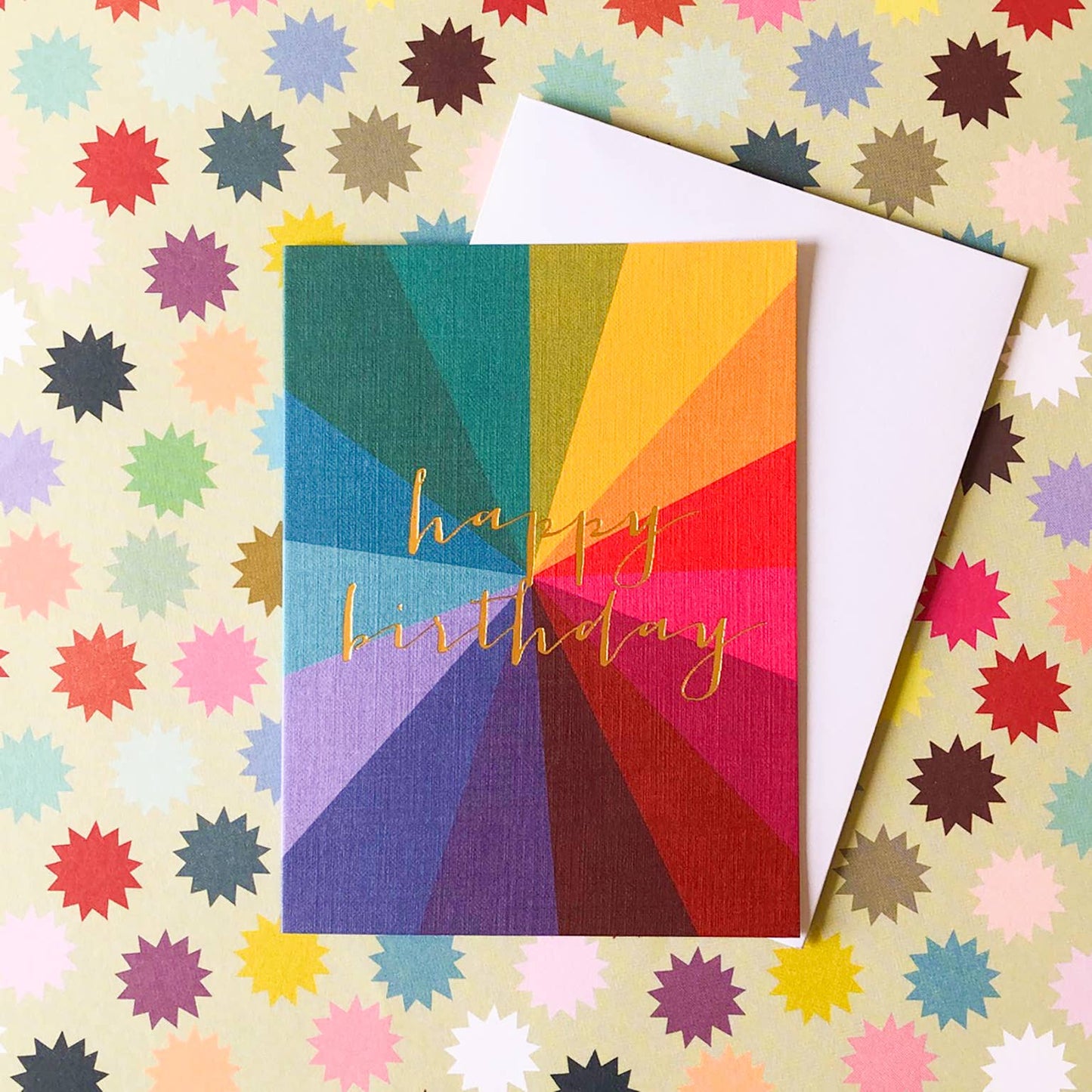 TW601 Mini Gold Foiled Birthday Card