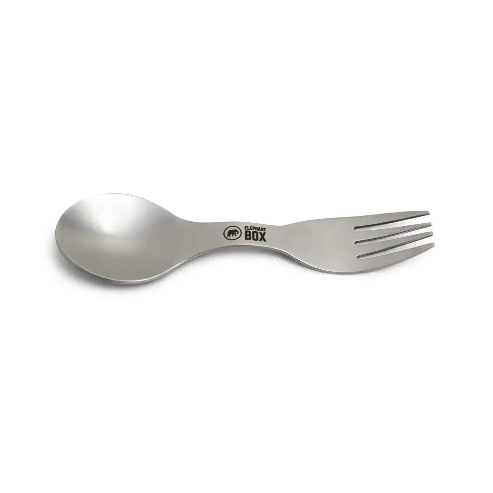 Stainless Steel Spork with Cork Pouch