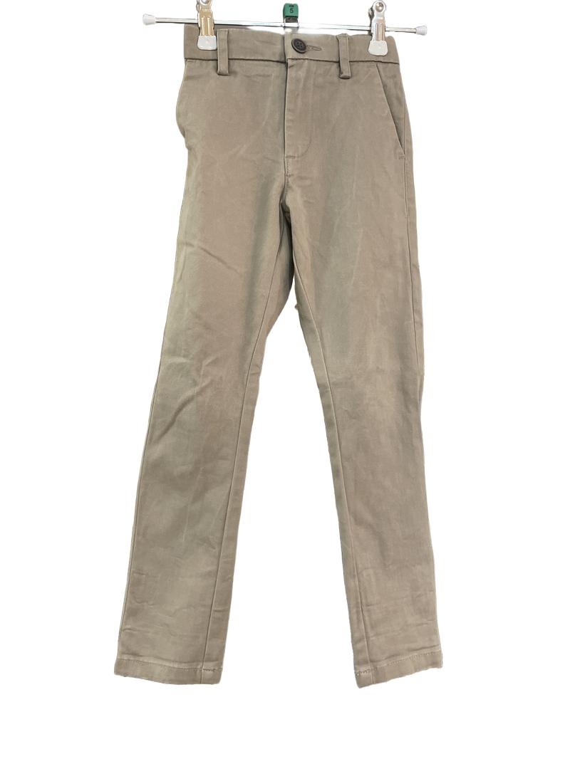 Preloved Next - Light Brown Skinny Trousers. Adjustable Waist. (5y, 5-6y)