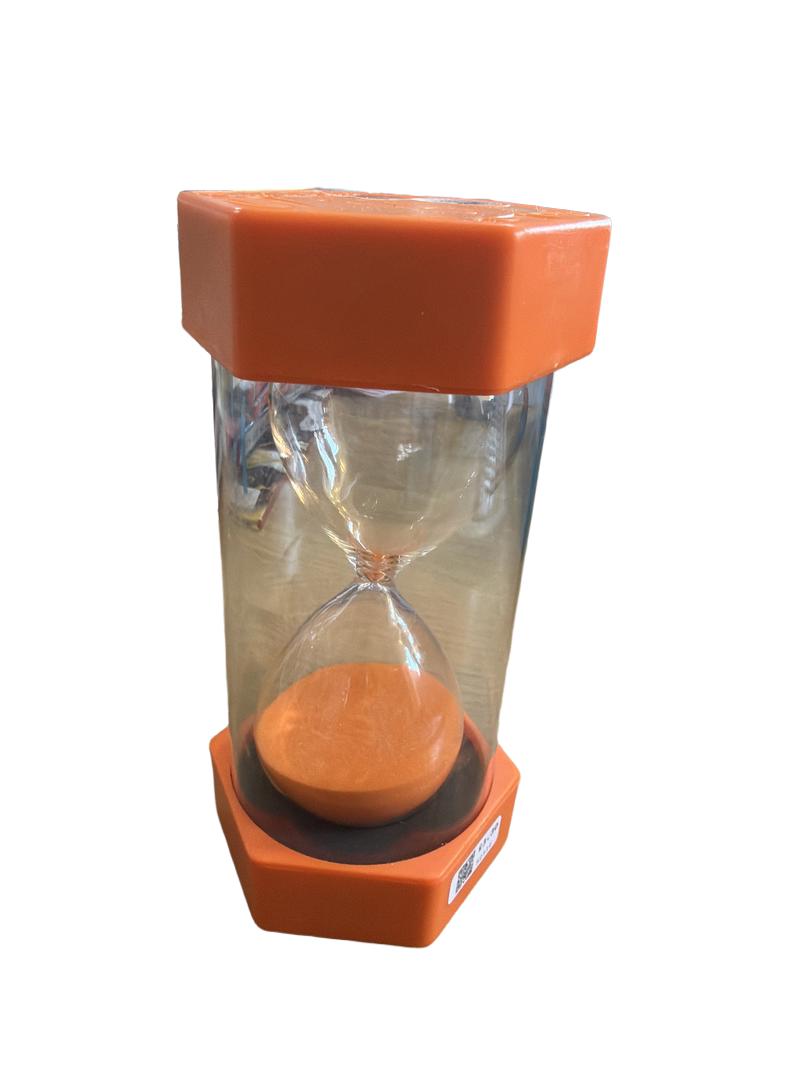 Preloved Toys - Orange 10 Minute Hourglass Sand Timer - Tink 'n' Stink