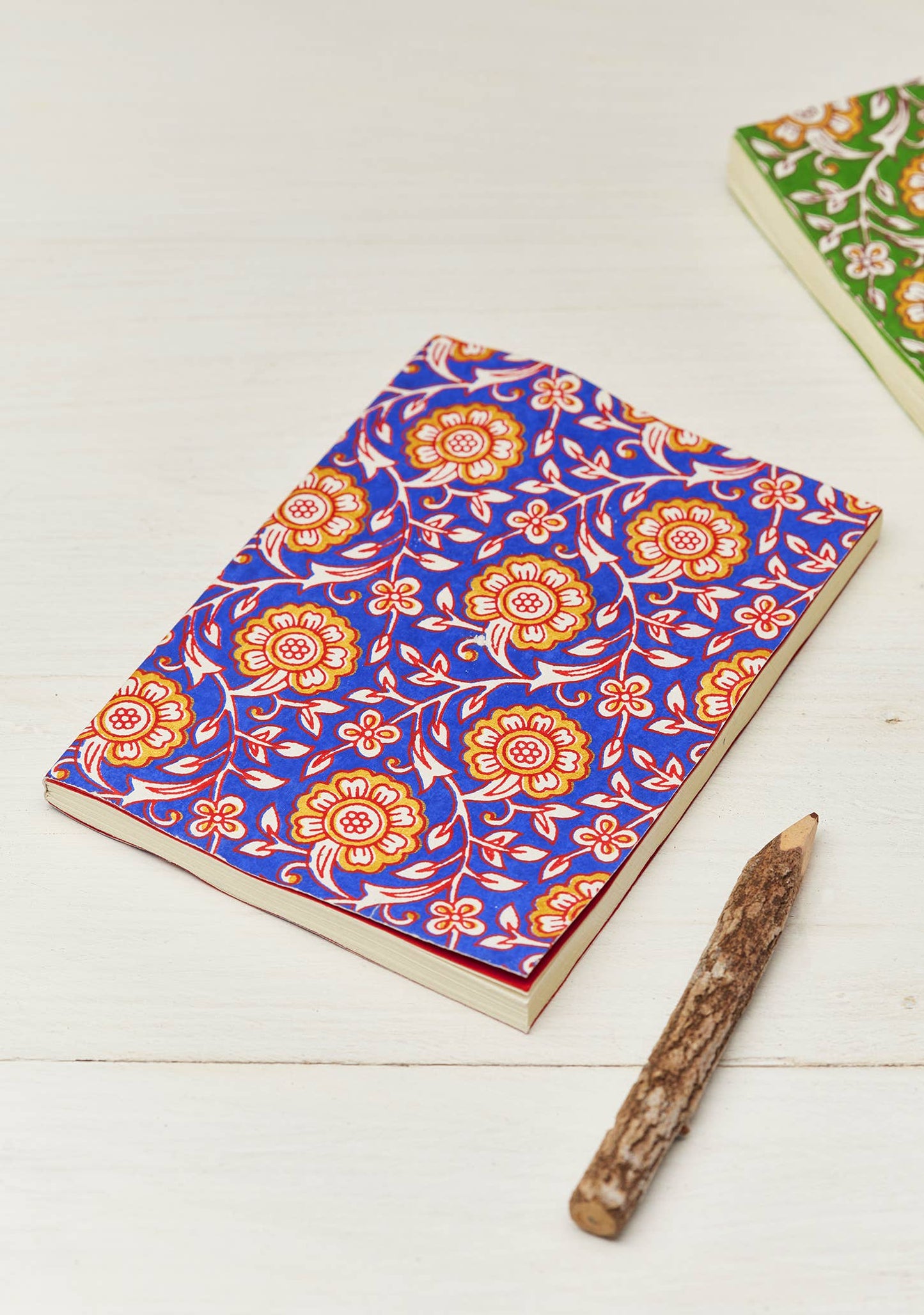 Jasmi Floral Block Print Notebook