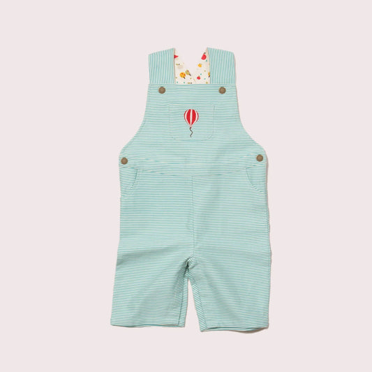 Little Green Radicals Balloon Classic Shortie Dungarees
