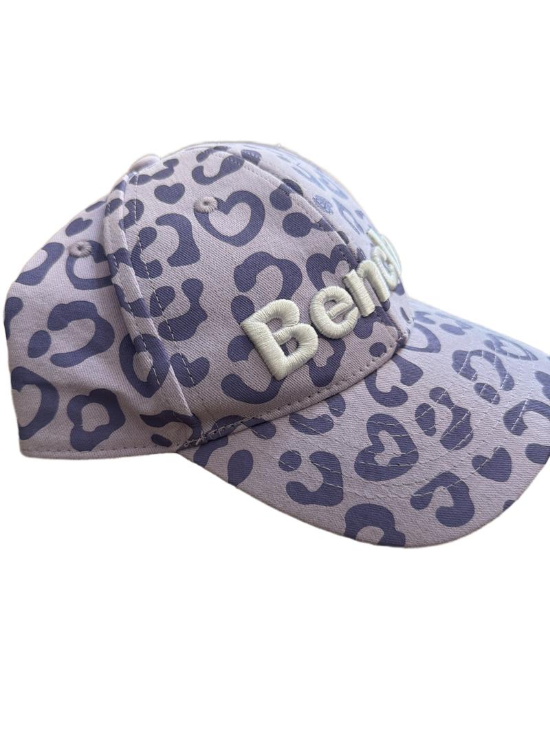 Preloved Bench. - Purple Leopard Print Baseball Cap Hat, NEW With Tags, 7-13 Yr (7-8y, 8-9y, 9-10y, 10-11y, 11-12y, 12-13y)