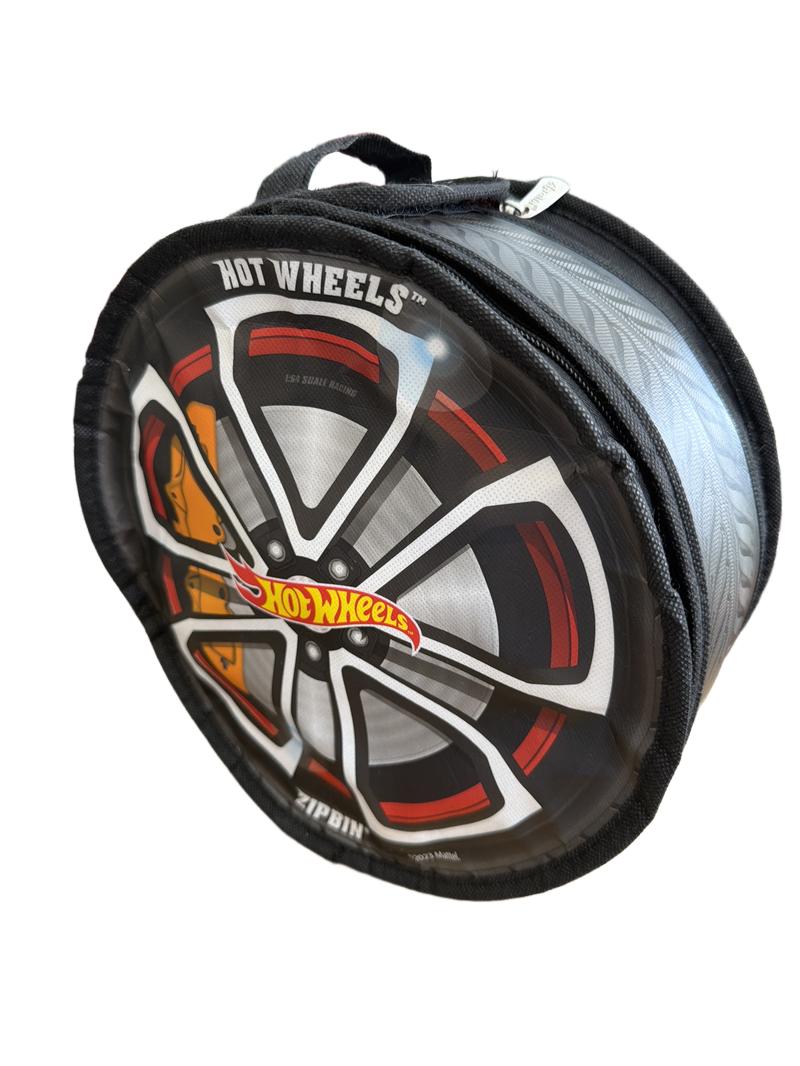 Preloved Toys - Hot Wheels Travel Zip Bin With Roll-out Tracks - Mattel