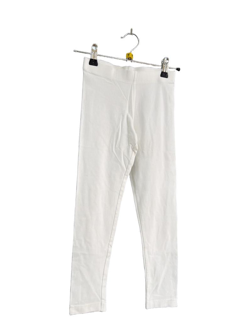 Preloved Marks & Spencer - White Leggings (7-8y)
