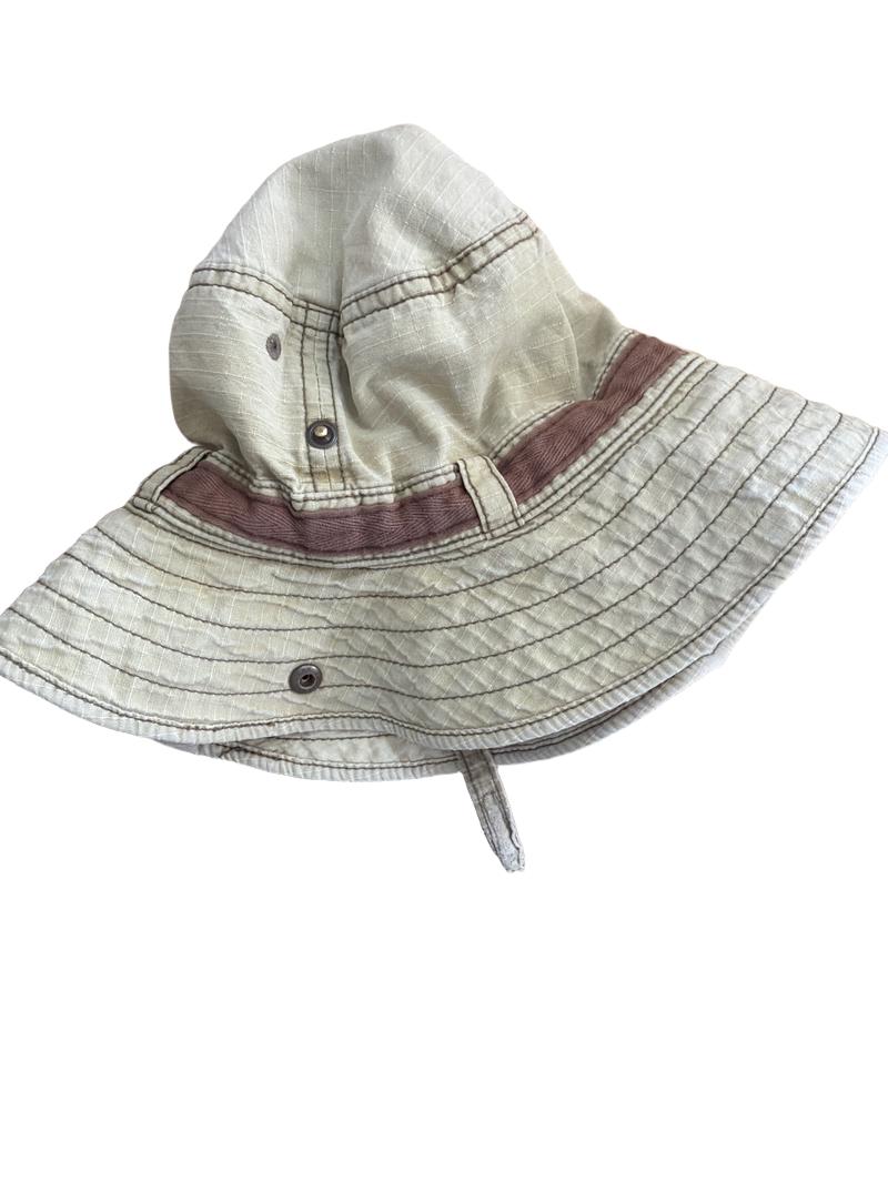 Preloved Baby Gap - Beige Bucket Sun Hat (Small)