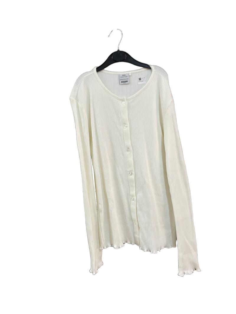 Preloved Primigi - White Ribbed Cardigan (10-11y, 11-12y)