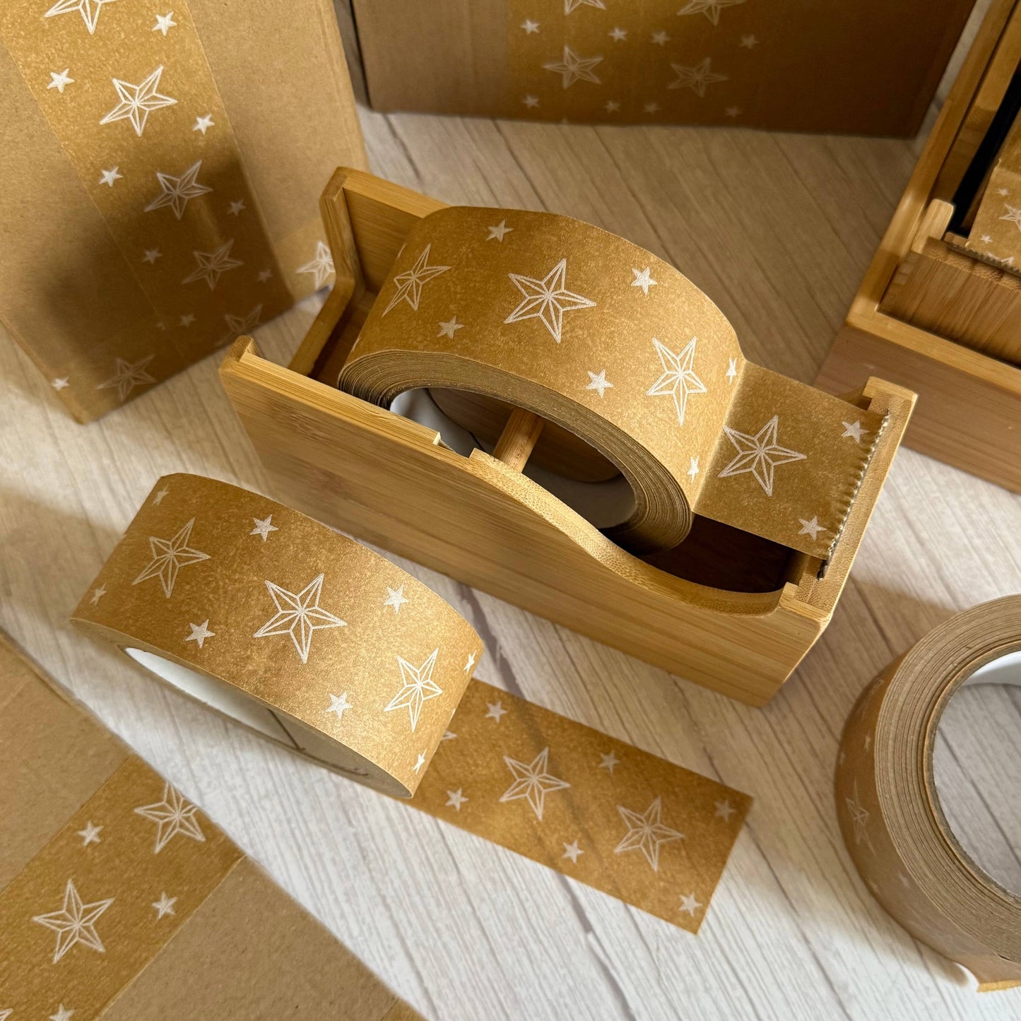 Star 48mm - Festive Wrapping & Packaging Tape